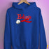 Believe Jingle Bell  Hoodie - Royal Blue